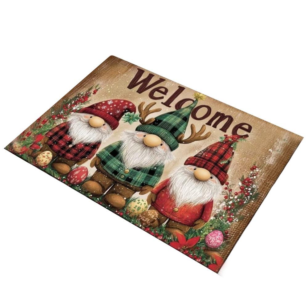 Antypoślizgowa Trwała Mata Łazienkowa Mata Podłogowa Antypoślizgowa Dywan Świąteczny Dekoracje Świąteczne
