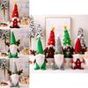 And Adorable Festive Plush Rudolf Gnome With Antlers And Colorful Pointed Hats For Christmas