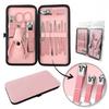 Ecarla Manicure and Pedicure Accessories Set - Pink 12in1 Ak20