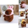 Delightful Capybara Plush Toy Keychain With Unique Styles For Fashionable Bag Accessories And Gifts