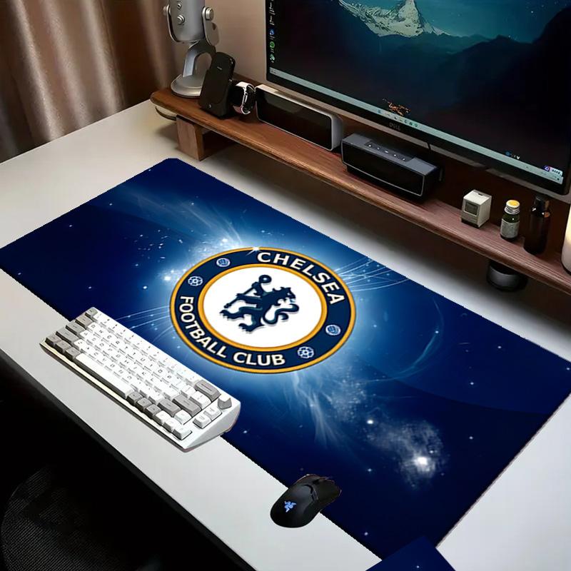 Chelsea Football Club Crest Mouse pad Office Desk Mat, Gaming Mouse Pad Mousepad, keyboard pad,Heavy-Duty Non-Slip Rubber Backing, Gift