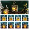 Christmas Tree Christmas Portable Lantern illuminated Christmas Hanging Lamp  Navidad