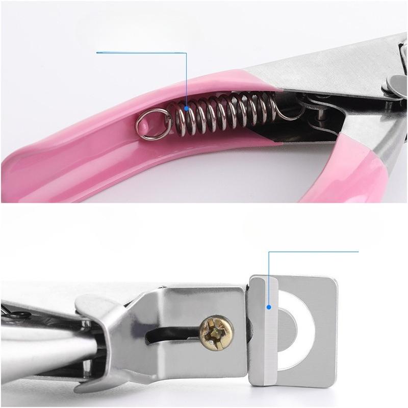 1Pc  Special Nail Cuts, U-shaped Scissors, DIY French Nails, Fake Nail Clippers, Upgraded Nail Clippers