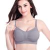 Adjustable Wire-Free Nursing Bra with Front-Open Design and Breast Pads for Pregnant & Breastfeeding Women