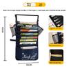 Oxford Cloth Multilayer Wall Mount Organizer With Hanging Design For Classroom And Home Storage
