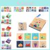 New 0-3 Year Old Baby Cloth Book With 4 Pages 8 Sides Christmas Theme Tear-resistant Early Education Toy
