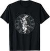 White Rabbit Vintage Clock Steampunk T Shirt T-Shirt