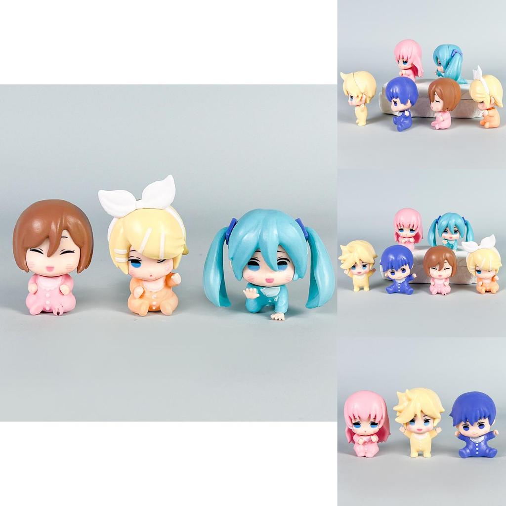 Hatsune Miku Pvc Figures With Collectible Style For Otaku Gift