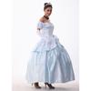 Uniforme da Gioco Cosplay Costume di Cenerentola Rosa Blu Costume da Principessa Costume da Regina di Halloween