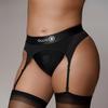 Ouch! - Vibrating Thong with Adjustable Garters XL/XXL