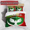 3pcs Duvet Cover Set (1*Duvet Cover + 2*Pillowcase, Without Core), Custom Name Amed SK Pattern Bedding Set, Home Bedroom Decor Gift