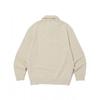 Reebok Vector Half Zip Up Sweatshirt   Beige