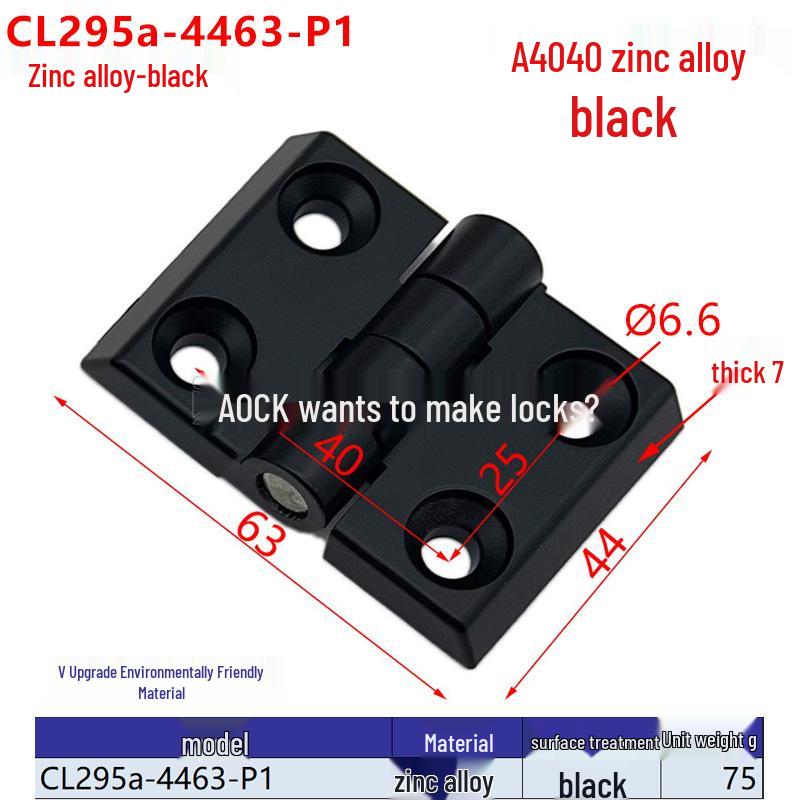Balamale din aliaj de zinc de înaltă rezistență pentru uși cu profil de aluminiu (2020/3030/3040/4040)