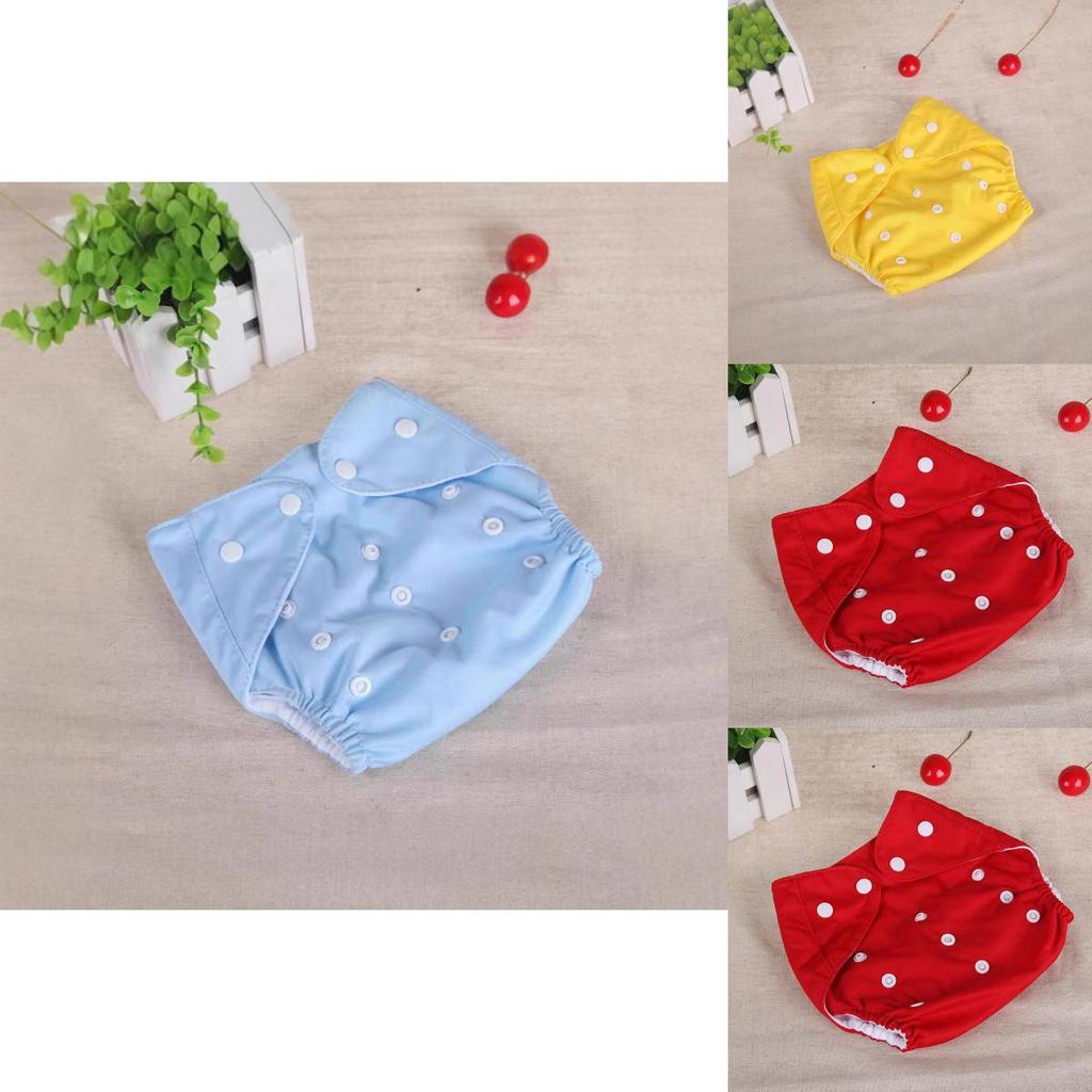 Baby Einfarbig Kleine Waschbare Stoffwindel Verstellbar Dünn Dick Netz Fleece