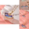 Genshin Impact Ayaka Cosplay Character Necklace Captivating Alloy Pendant For Couples