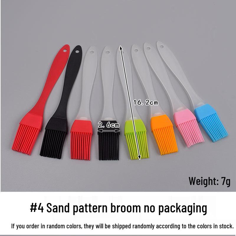 Silicone Bristle Brush for Sauces, Oil, Creams, Cake Baking, and BBQ