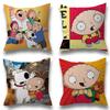 Anime F-Family Movie G-Guy   Pillow Cover Sofa Cushion Cover Home Room Decoration Children Gift