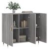 Sideboard Gray Sonoma 90x34x80 cm Particleboard