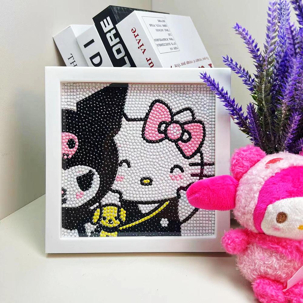 Children'S Diamond Painting Handmade Diy Masonry Painting Cartoon Diamond Sticker Bedroom Living Room Decorative Painting Photo Frame