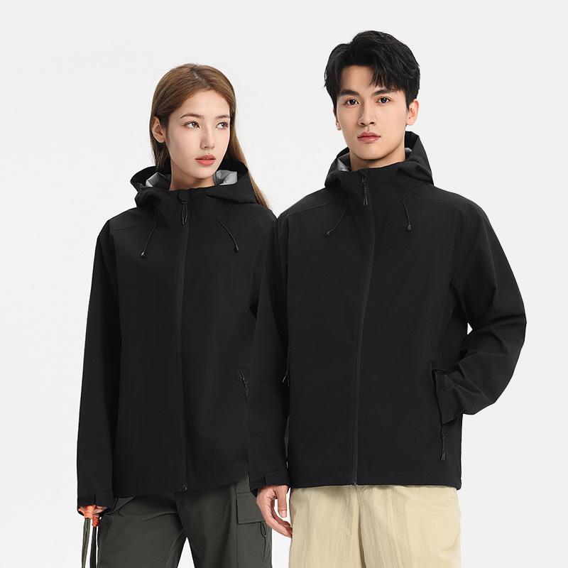 

Однослойная куртка 25 весенняя ветрозащитная и водонепроницаемая легкая куртка рабочая одежда с нанесенным логотипом L