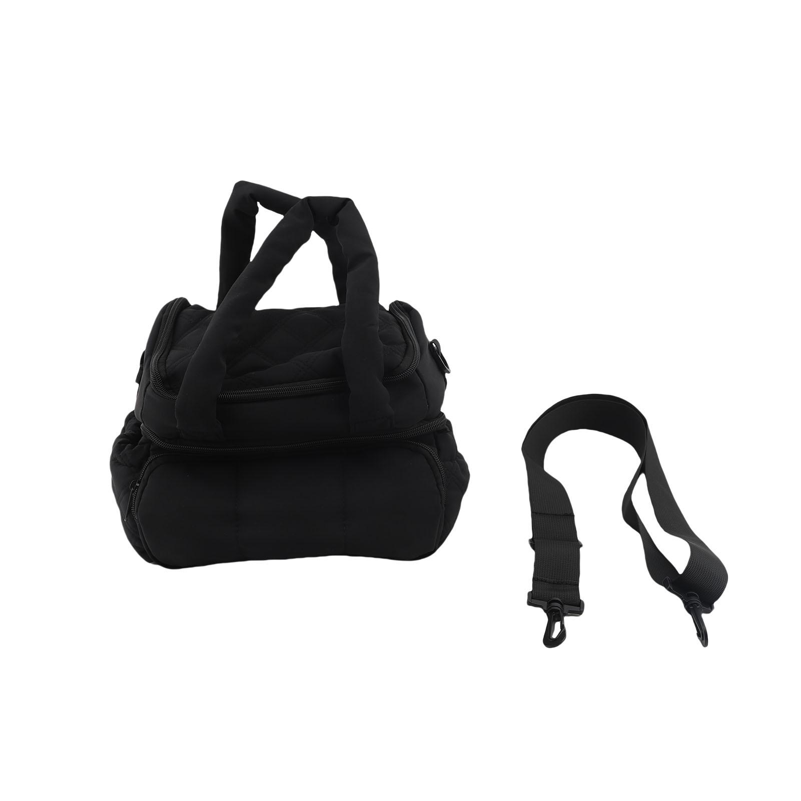 

Double Deck Insulated Lunch Box Quilted Lkproof Reusable Large Lunch Cool For Work Picnic Travel Ml Prep