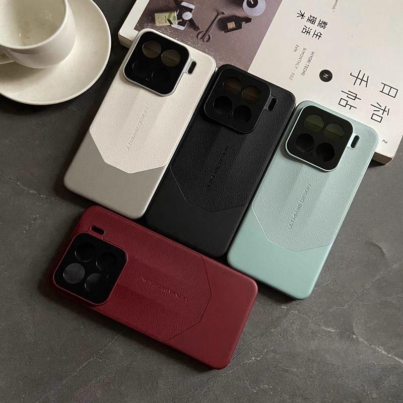 Xiaomi Mi 15 Mobile Phone Case Becomes Extraordinary Design In Seconds, Lychee Pattern Plain Leather Xiaomi14pro Personalized Creativity