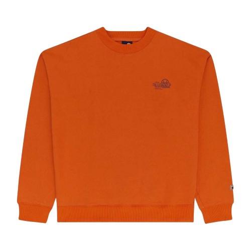 Ellesse Mens Logo Ribbed Collar Long-Sleeved Sweatshirt
