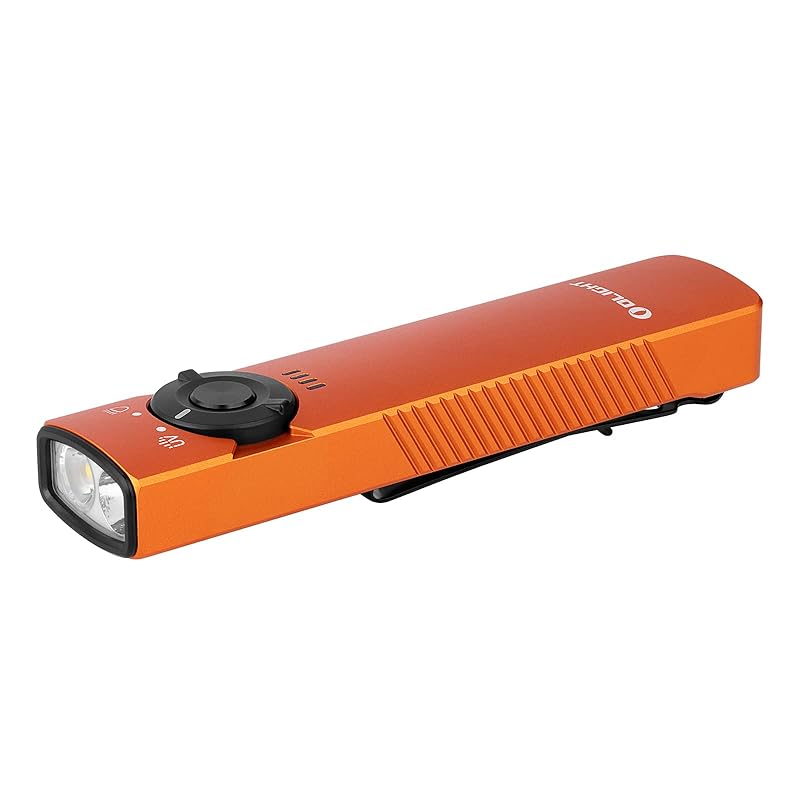 

OLIGHT Arkfeld U edc flashlight 1000 lumens black light flash light dual light source magnet charging Electricity amount instruction IPX7 waterproof
