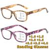 Fashionable Printed Multifocal Presbyopia Glasses High-Definition Comfortable Reading Glasses With Plus Diopters +1.0 To +4.0
