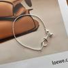 Round Bead Knotted Bracelet Women's Niche Temperament Ins Cold Wind Rope Knot Bell Bracelet Jewelry