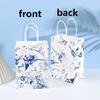 Blue And Porcelain Style Gift Bag – Chinese Wedding Party Bag With Handle