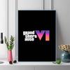 GTA6 100% Round Full Drill 5D DIY Diamond Painting Embroidery Cross Stitch Rhinestone Décor