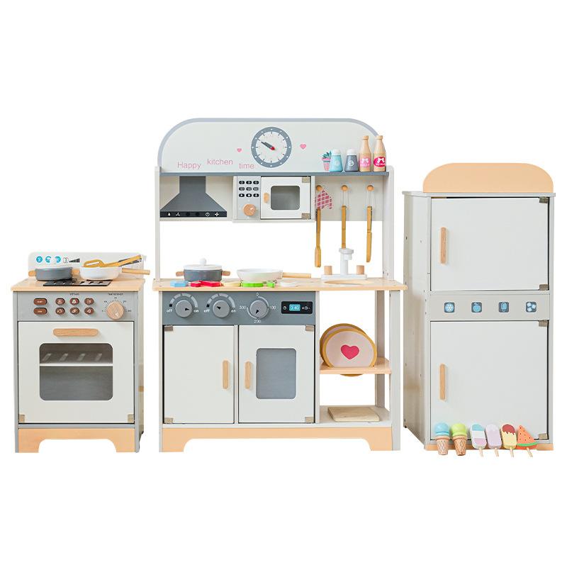 Children's Simulation Play-in Refrigerator Kitchen Washing Machine Stove Simulation Cooking Role Interactive Kitchen Toy