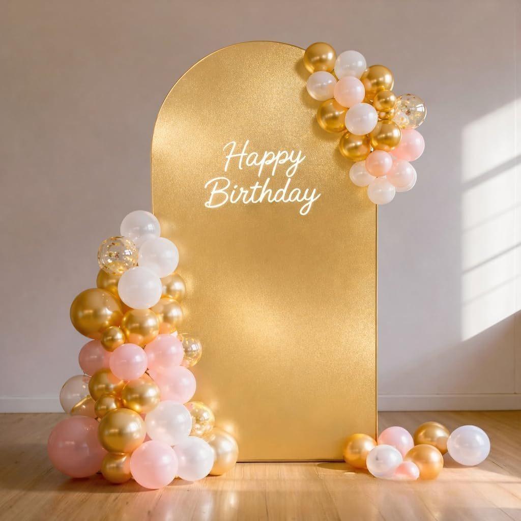 

Sequin Arch Backdrop Cover Glitter Wedding Flower Stand Cover for Birthday Party Baby Shower Photography Background Decoration 220x120cm(7.2Ft) золотий