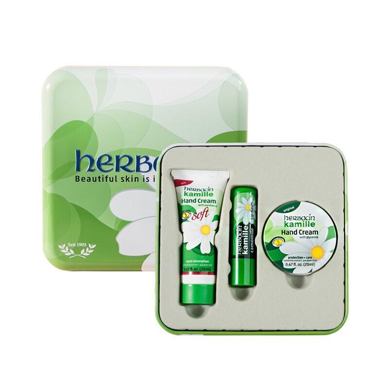 Herbacin Kamill Hand Cream Commemorative Tin Set