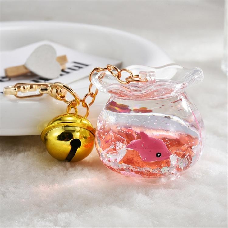 New Floating Bottle Bag Pendant Keyring Fish Beaded Cellphone Accessory Pendant