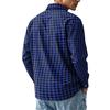 Men's Long Sleeve Plaid Shirt with Collar for Casual Daily Wear
