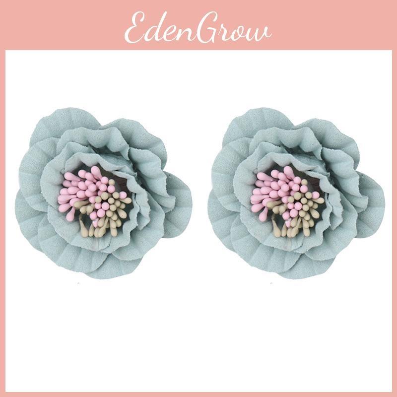 Earrings Modern Floral For Women Chic Street Fashion Simple Design Elegant