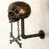 Helmet Holder Wall Mount Rack for Coat Skull Head Holder Helmet Display Rack
