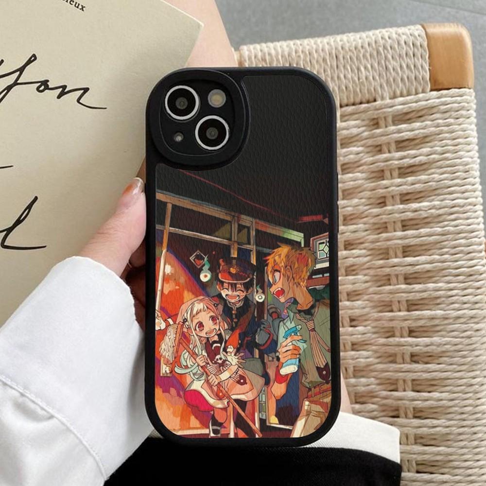 T-Toilet-bound H-Hanako-kun Phone Case Hard Leather For IPhone 16 15 14 13 12 Mini 11 14 Pro Max Xs X Xr 7 8 Plus Fundas