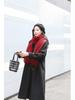 White Cashmere Scarf: Thickened, Solid Color, Versatile for Women & Men, Perfect for Autumn & Winter