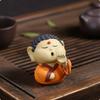 Tea Pet with Incense Holder Handmade Clay Cute for Collectors