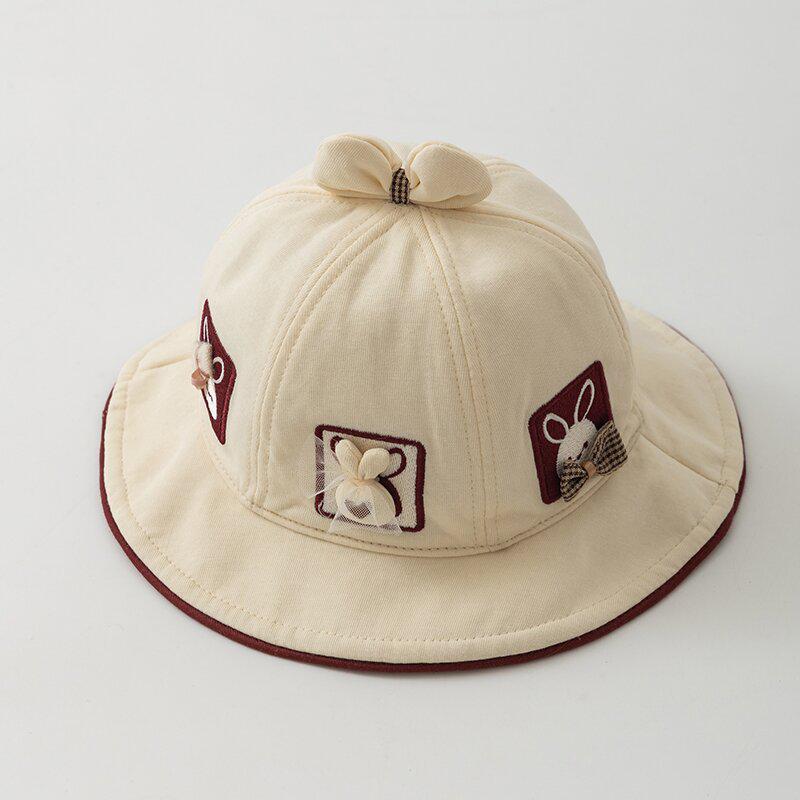 Korean Style Children's Sun Protection Lace Bucket Hat for Girls