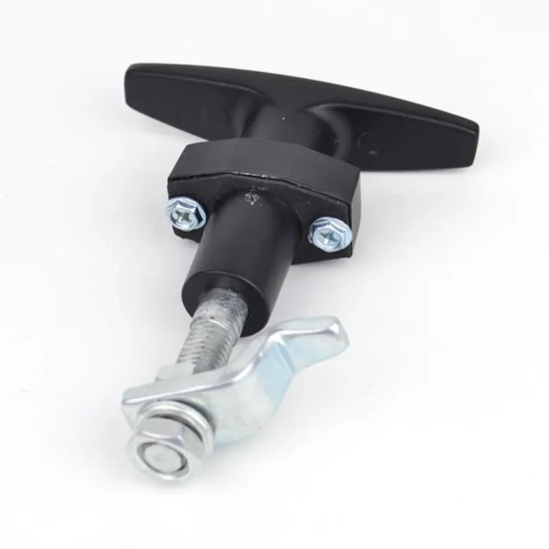 T-förmiger Griffverschluss - Industrieschrankverschluss Teleskop-Türverschluss für Geräte Teleskop-Schalter Schwarz MS309