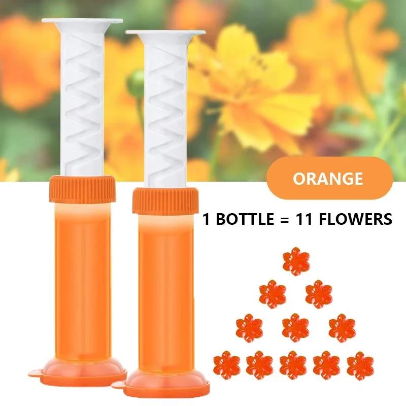 1/2Pcs Toilet Cleaner Gel Syringe Aromatic Drain Toilet Cleaning Detergent Flower Air Freshener Remove Odors Home Bathroom Tools