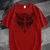 Dark Hip-Hop Men's Printed Summer Short-Sleeve T-Shirt, Casual and Fashionable, Suitable for Daily Wear