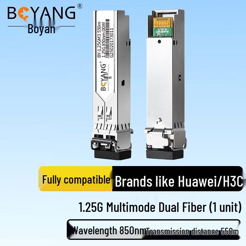 BOYANG SFP Gigabit 1.25G Multimode Dual Fiber Optical Module