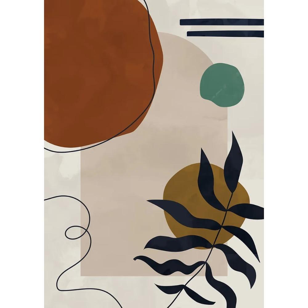 Abstract Flowers Botanical Posters Boho Line Neutral Flower Vase Prints Canvas Painting Girly Wall Art Pictures Home Room Decor