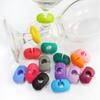 Silicone Wine Glass Marker Drink Bottle Cup Goblet Label Reusable Mug Marking Tag Recognizer Identification Color Random