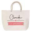 Beach Bag - PLANETEE - Claude On Holiday - Rope Handle - Large Size - Personalized